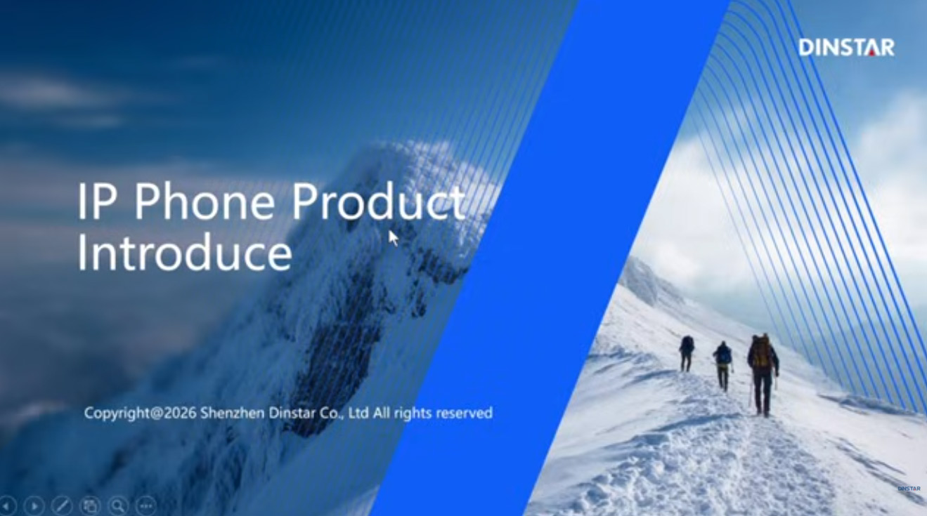  DINSTAR IP Phone Webinar Recording