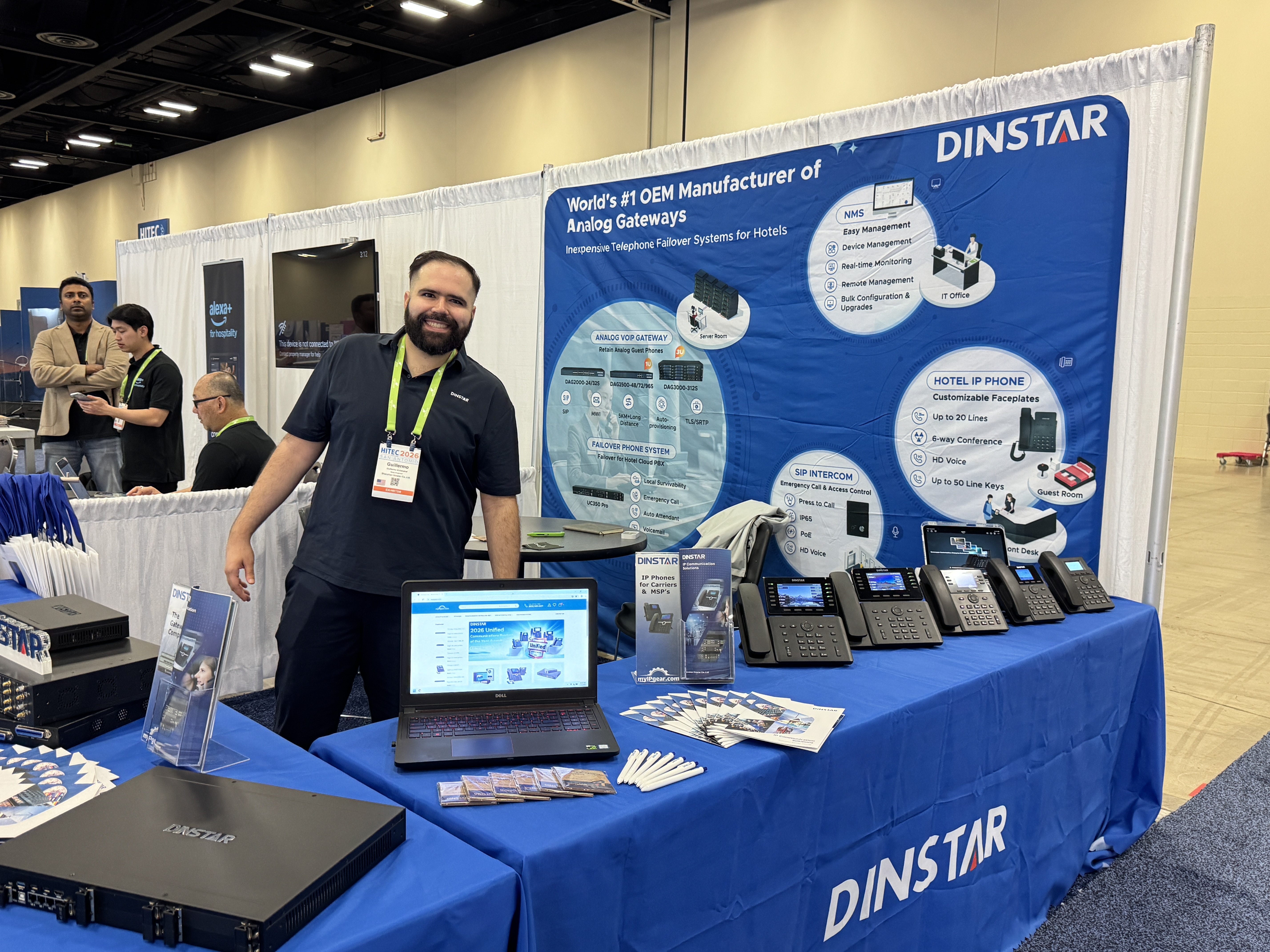 DINSTAR Hospitality Communication Solutions at HITEC 2026