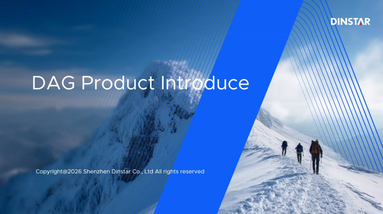Dinstar DAG Series Webinar Recording