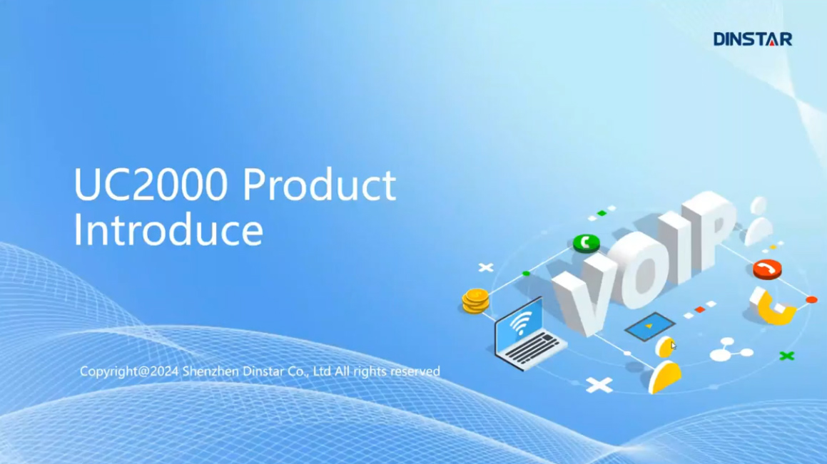  DINSTAR UC2000 Training Webinar