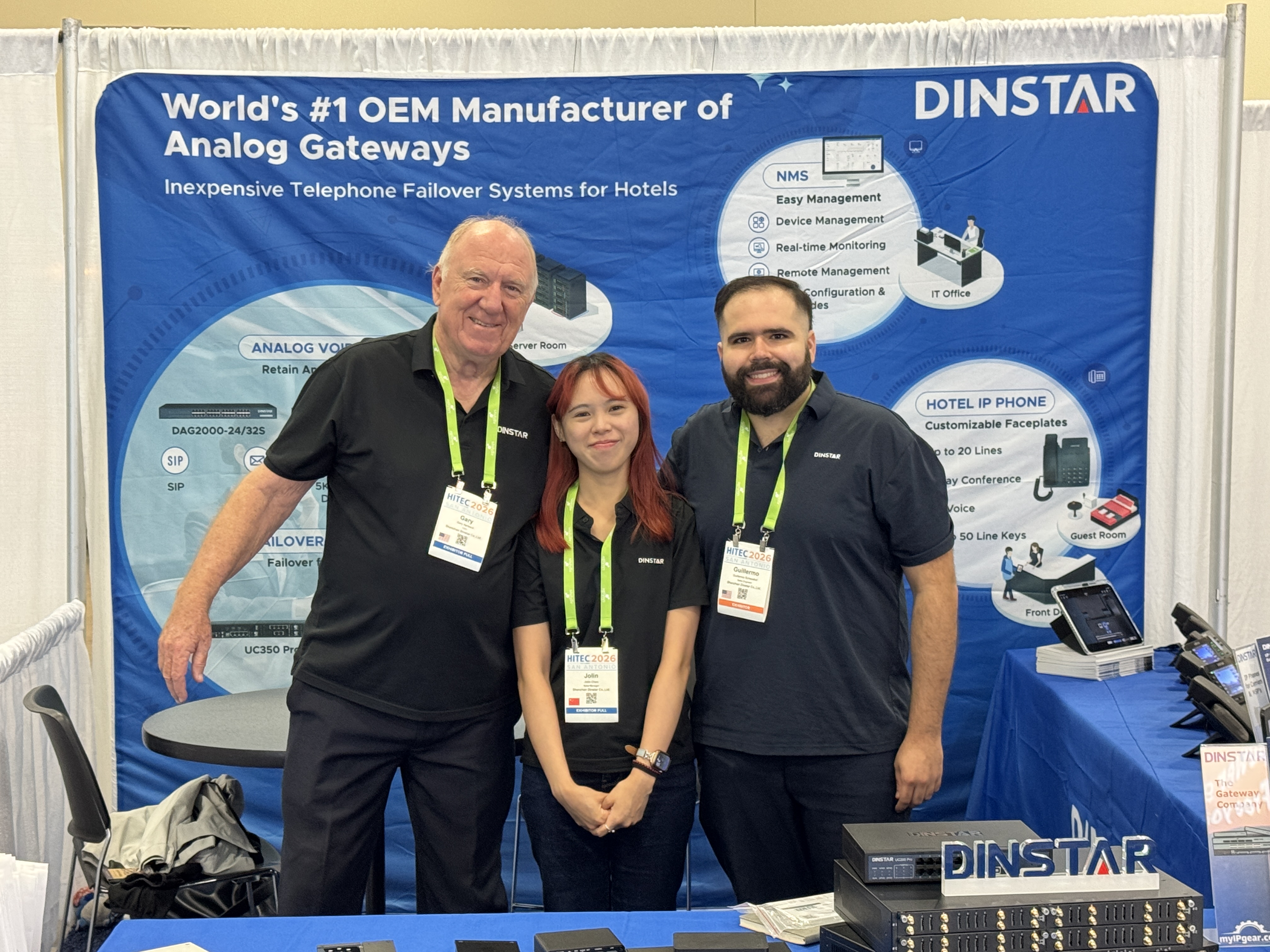 DINSTAR Highlights Hospitality Communication Technologies at HITEC 2026