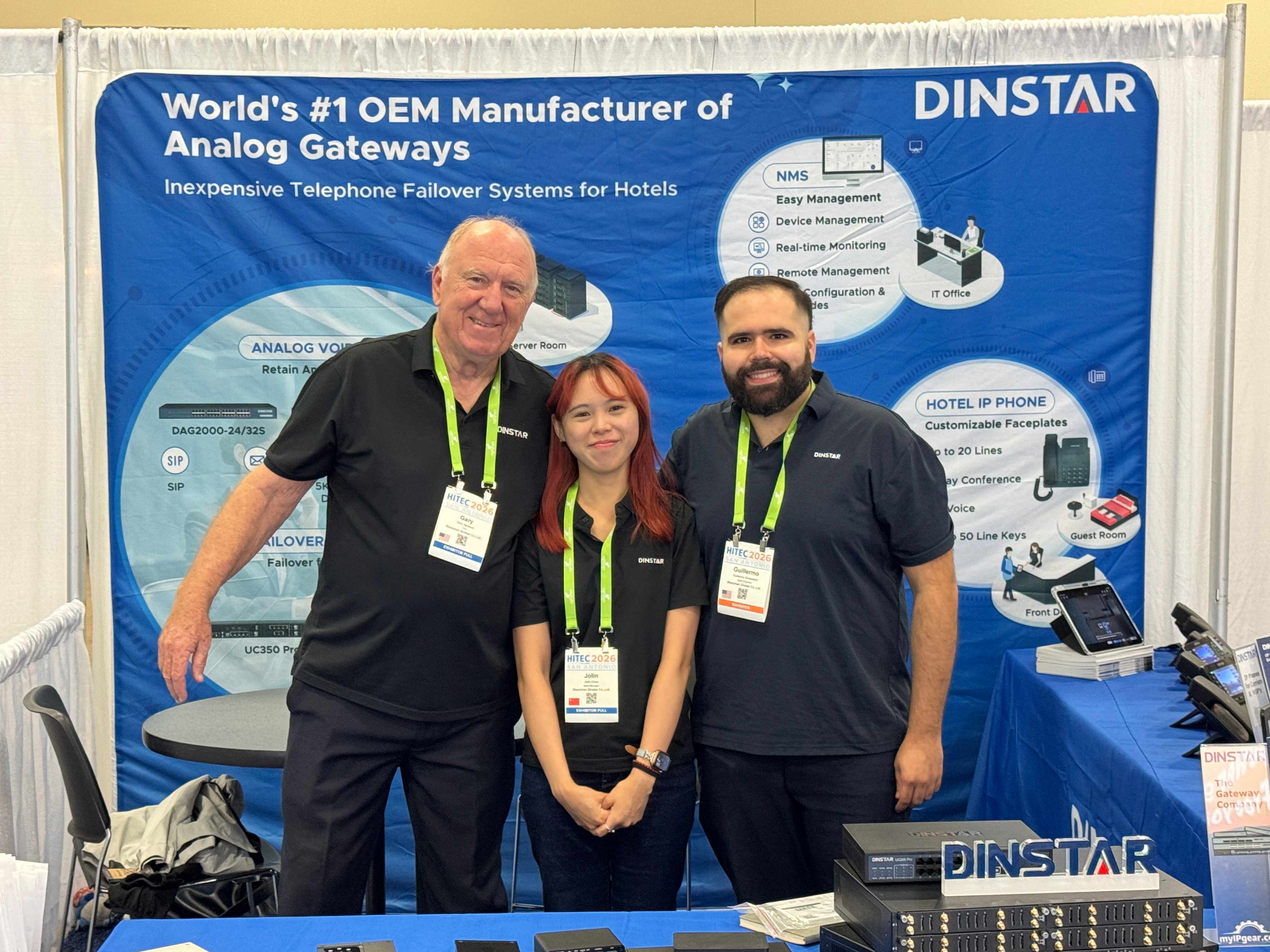 DINSTAR Highlights Hospitality Communication Technologies at HITEC 2026
